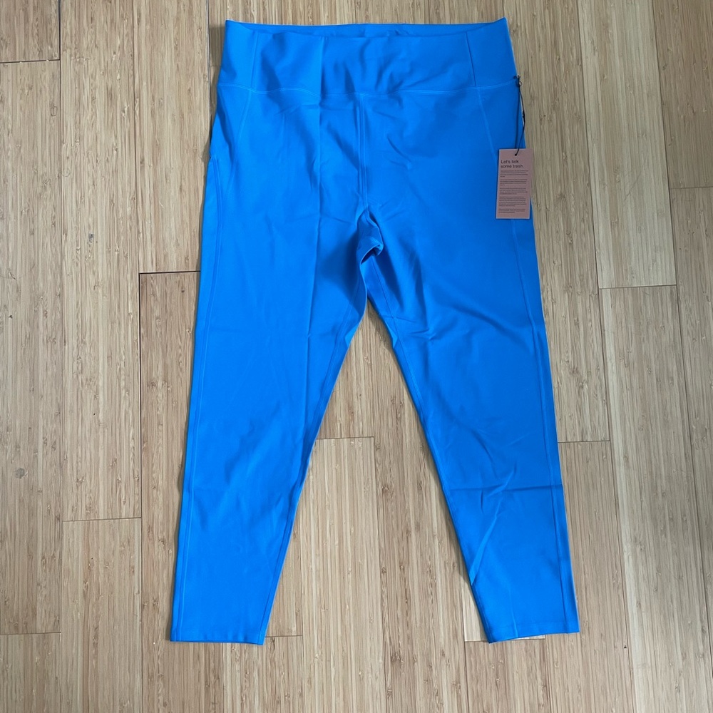 Girlfriend Collective Bright Blue Leggings